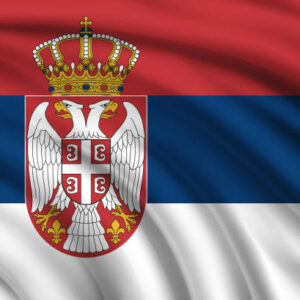 Flag of Serbia. Vector illustration. Flag of Serbia. Vector illustration.